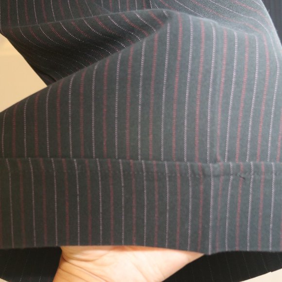 I.N. Studio Dress/Work Pants Black w/Red Stitching - Picture 3 of 5